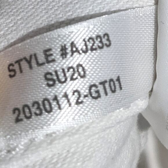 Madewell 10" High-Rise Skinny Jeans Pure White Women's Size 31 Style #AJ233 - Picture 12 of 13